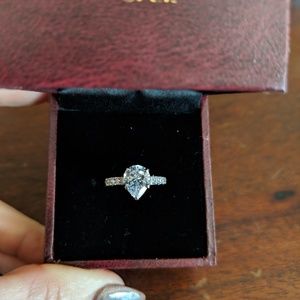 Moissanite ring